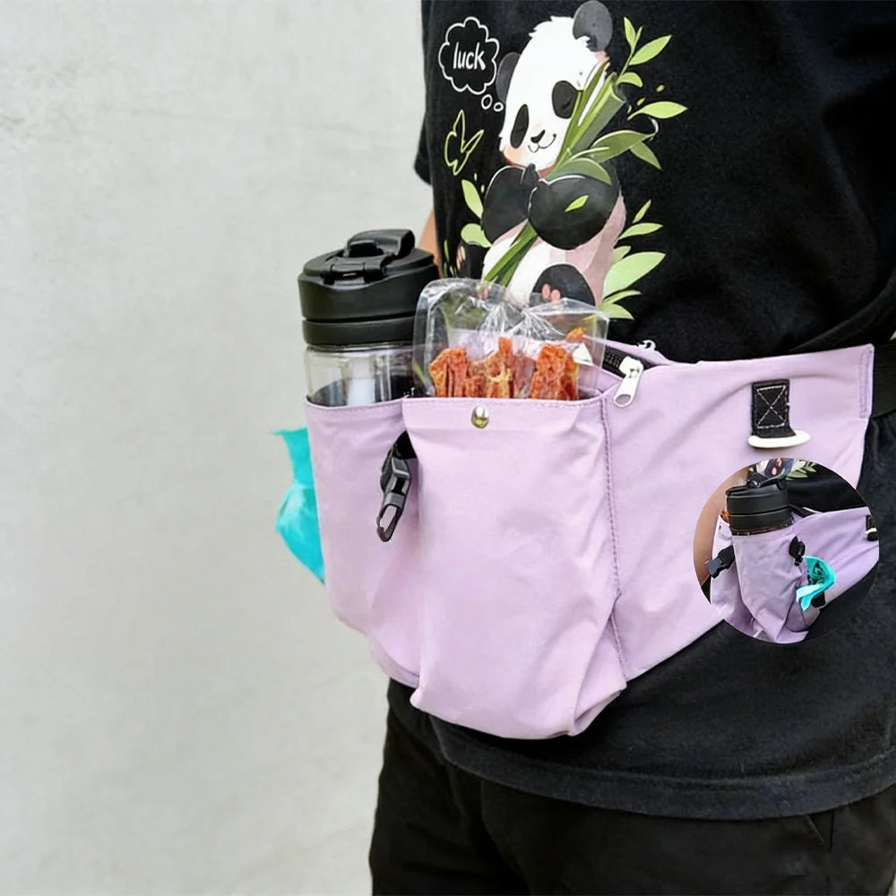Outdoor Portable Dog Training Waist Pack Snack Carrying Oxford Fabric Mobile Phone Waist Bag