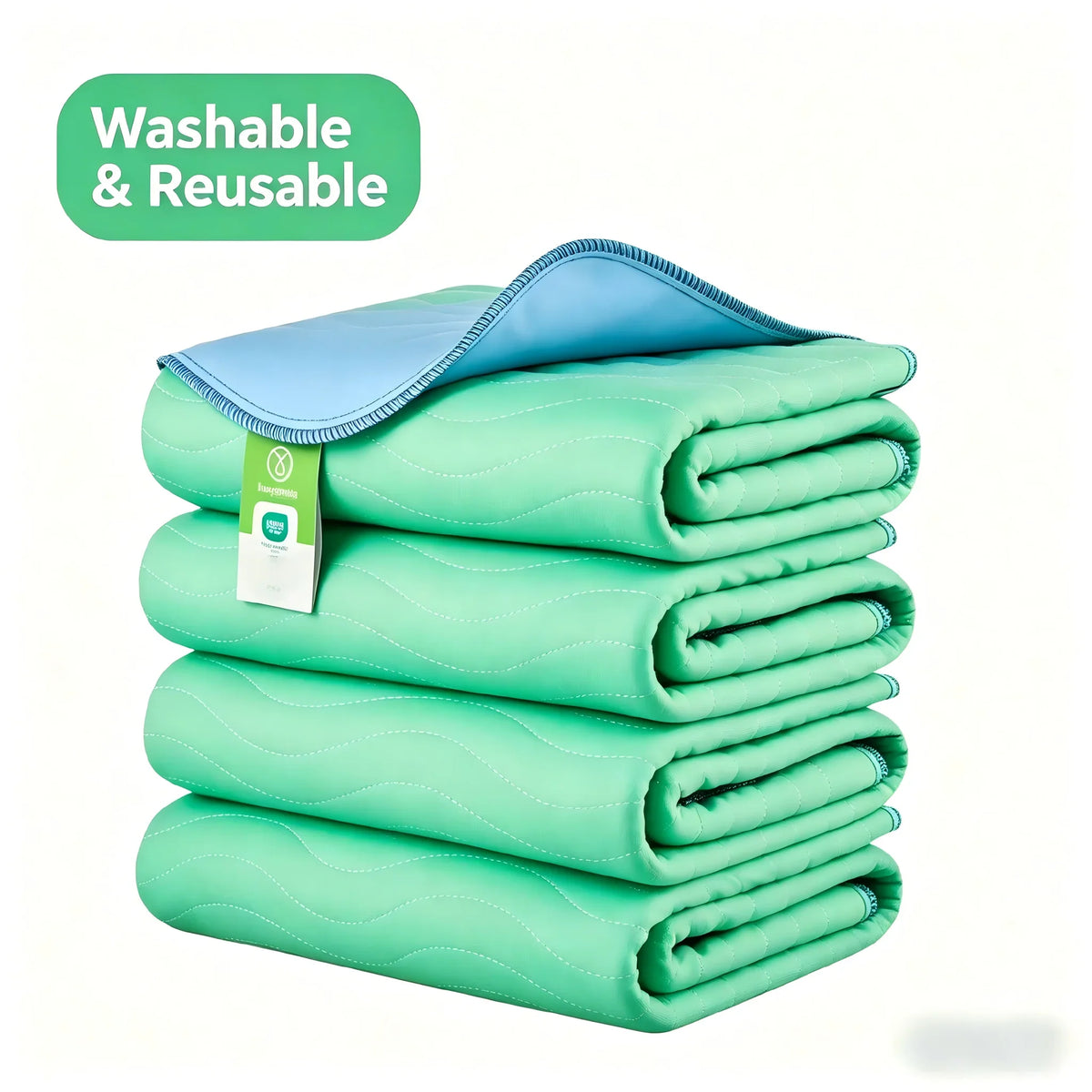 1PCS Washable Underpads Reusable Waterproof Bed Pads Super Absorbent Incontinence Mattress Protector for Adults Kids Pets
