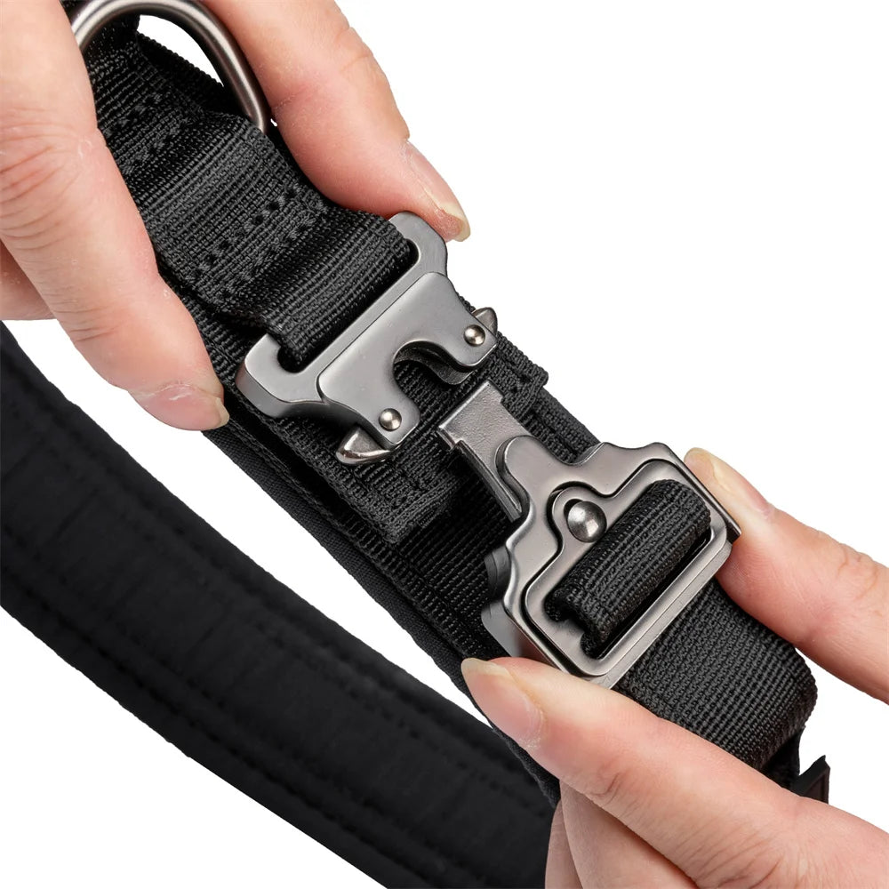 EXCELLENT ELITE SPANKER Dog Tactical Collar LED Nylon Necklace Outdoor Training Dog Collars For Large and Small Dogs Accessories