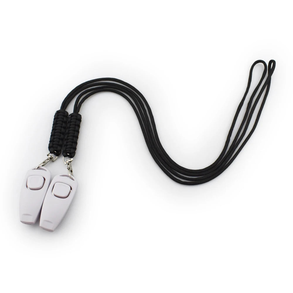 Pet Training Clicker with Wrist Strap - Dog Training Clickers Pet Obedience 2-in-1 Dogs Whistles for Dogs Daily Exercise