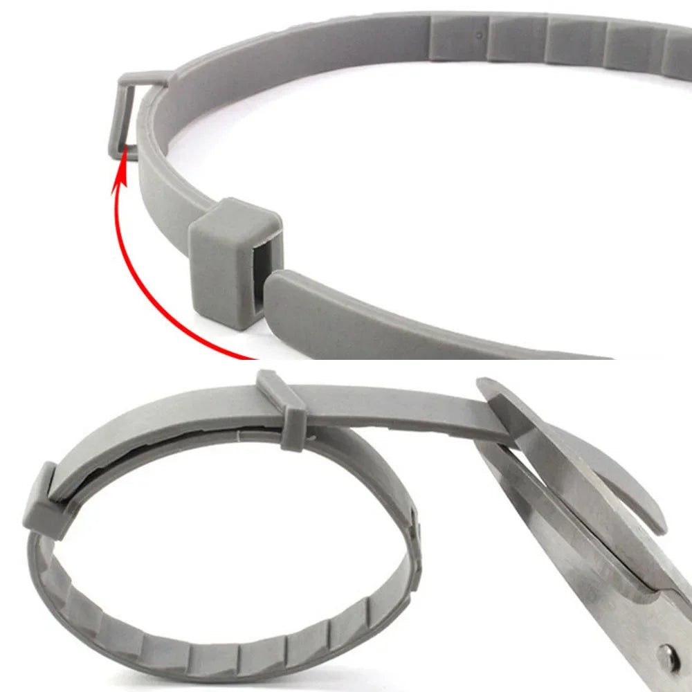 Dog Collars Rubber Pet Cat Neck Ring 38cm 70cm Retractable Pet Cat Puppy Collar Adjustable Dog Accessories Natural Pet Supplies