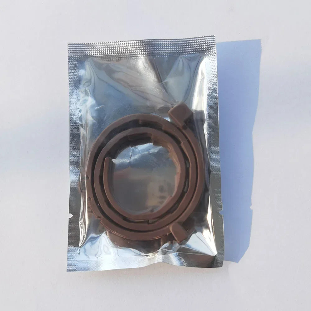 Dog Collars Rubber Pet Cat Neck Ring 38cm 70cm Retractable Pet Cat Puppy Collar Adjustable Dog Accessories Natural Pet Supplies