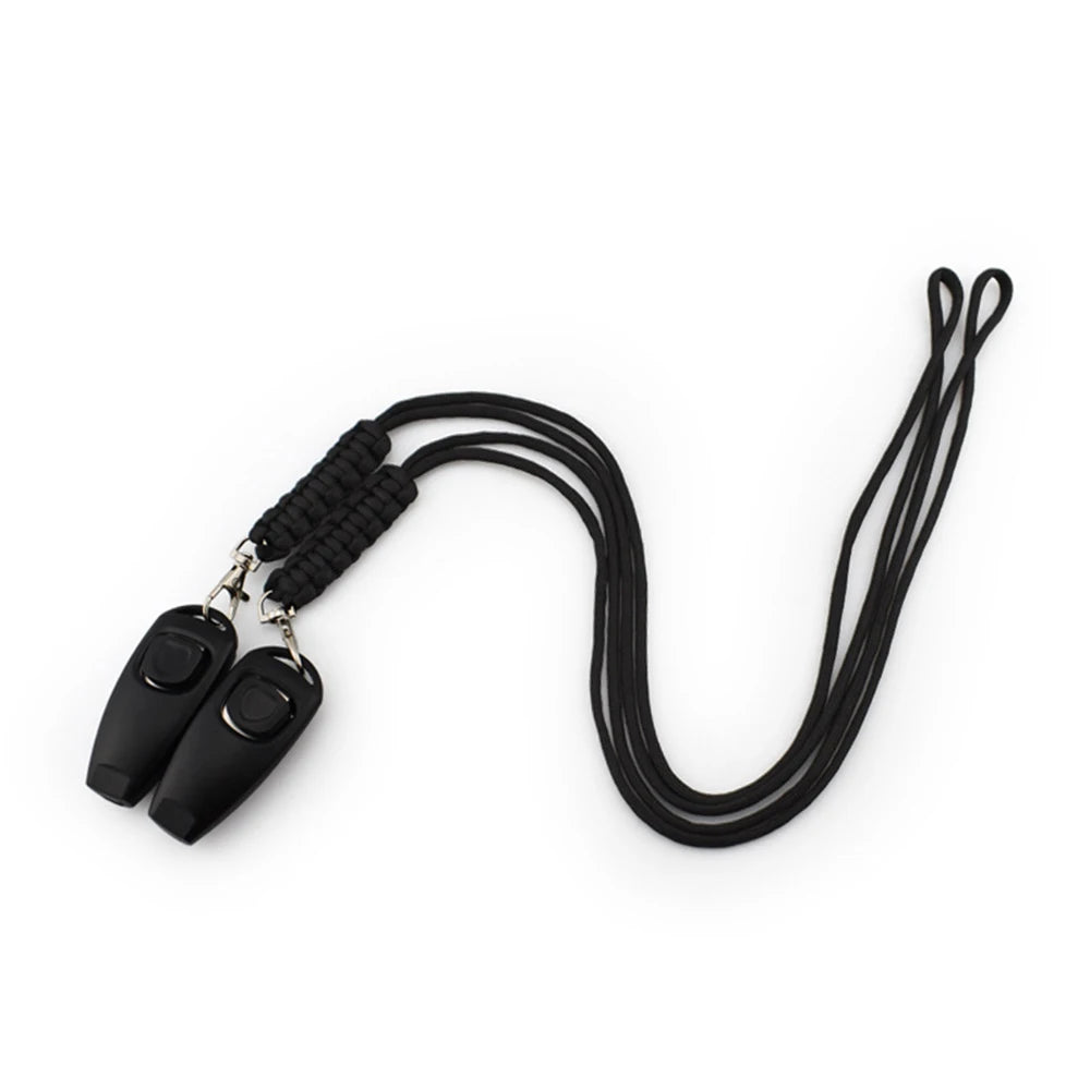 Pet Training Clicker with Wrist Strap - Dog Training Clickers Pet Obedience 2-in-1 Dogs Whistles for Dogs Daily Exercise