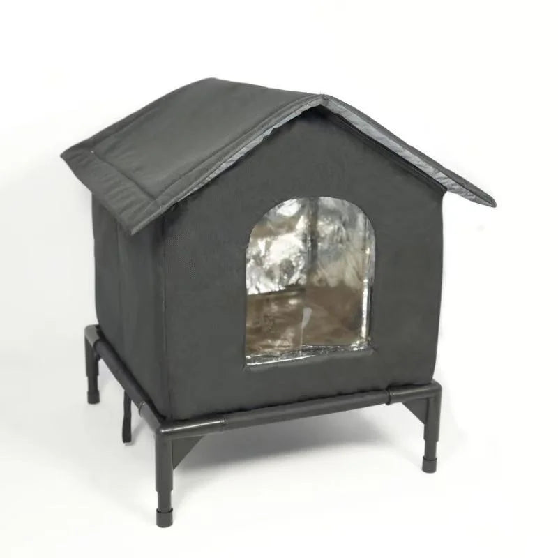 Stray Cat dog House Waterproof Outdoor Winter Warm Pet Cave Sleeping Beds Home Foldable Washable for Small Dog Puppy Supplies